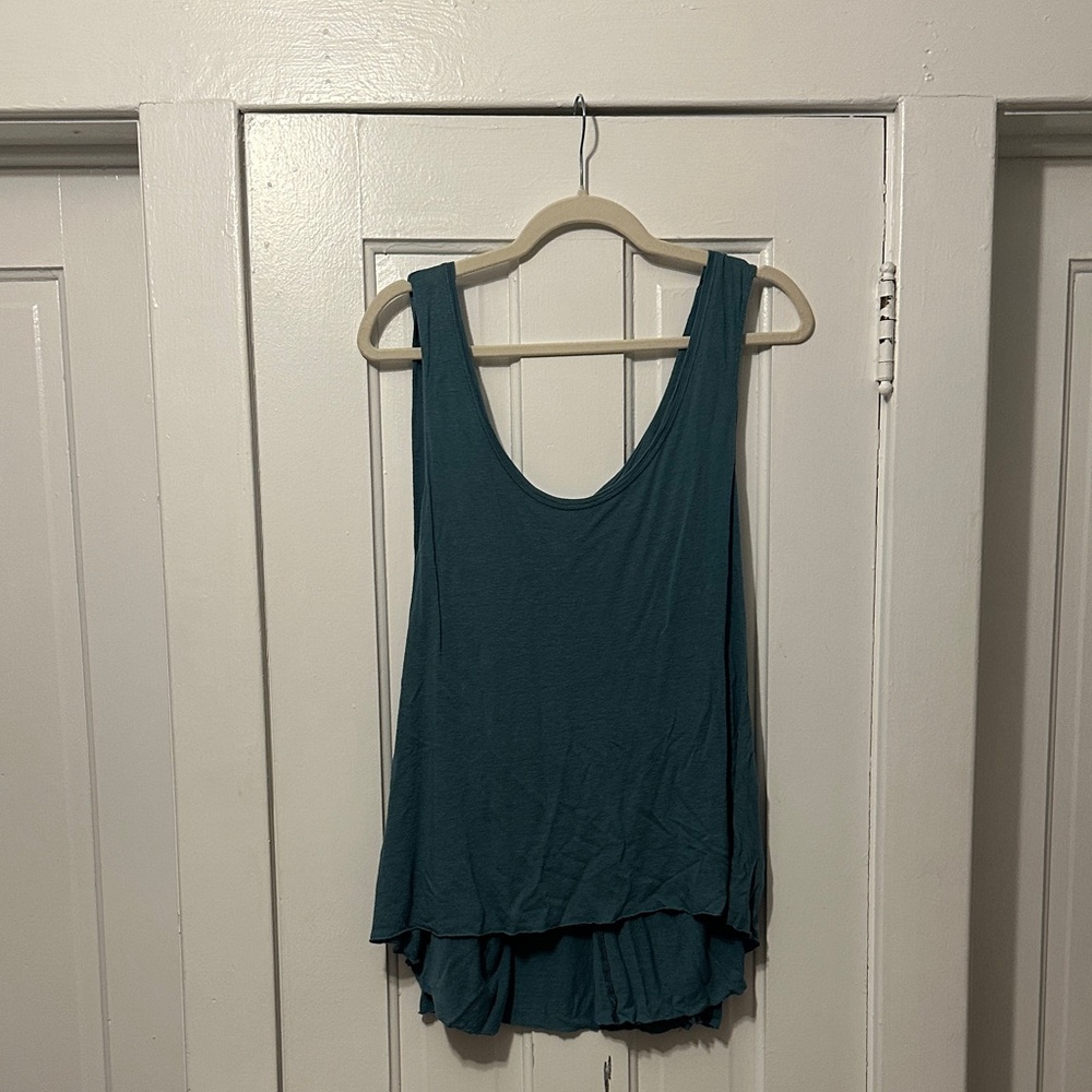 We The Free Deep Teal Tank Top